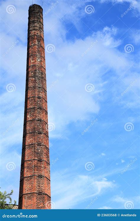 Smokestack Of An Old Abandoned Industrial Stock Photo Image Of