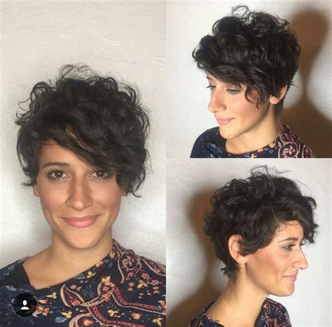 Pin By Hope Kawaja On Styling Emilys Hair Short Curly Haircuts Curly Pixie Haircuts Thick