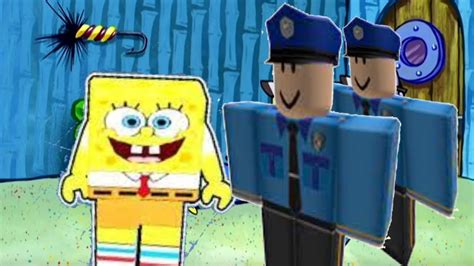 Police I Swear To God Spongebob In Roblox Youtube