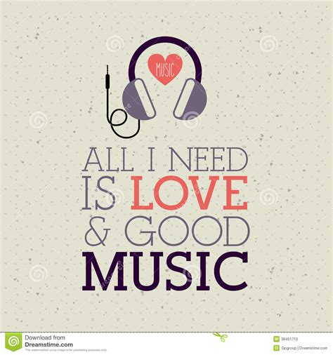 Love Music Stock Vector Illustration Of Good Model 38451710