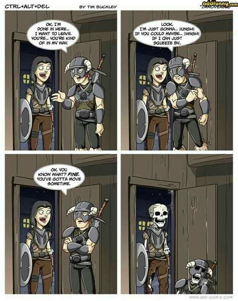 Pin By Triple Markle On Games Skyrim Comic Skyrim Funny Elder Scrolls