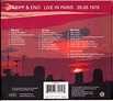 Fripp & Eno - Live In Paris 28.05.1975 (2014) {3CD Set Opal DGM3101 ...