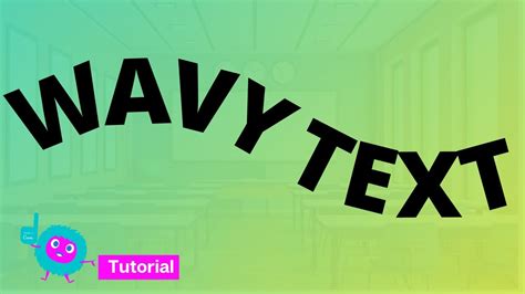 Simple Wavy Text Tutorial Using Canva Graphic Tool Wavy Text Effect