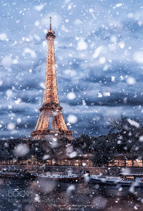 Eiffel Tower Winter Wallpapers Wallpaper Cave