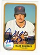 Mark Bomback autographed baseball card (New York Mets) 1981 Fleer #323