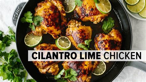 Add the fresh cilantro (we're using 1 bunch of cilantro here). CILANTRO LIME CHICKEN | easy & flavorful chicken thigh ...