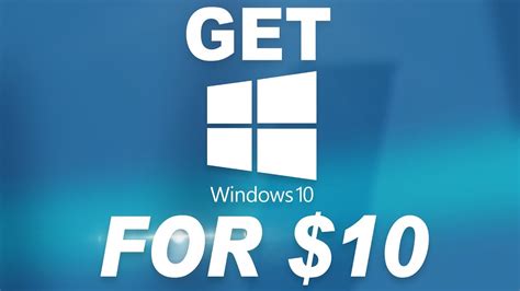 How To Get Windows 10 For 10 Youtube