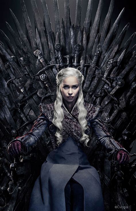 Daenerys Targaryen On The Iron Thronecvogia Edit Game Of Thrones