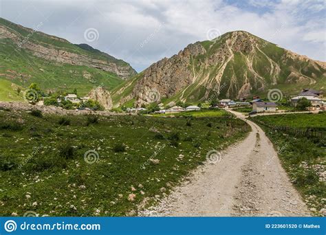 Road To Laza Village In Caucasus Mountains Azerbaij Stock Photo