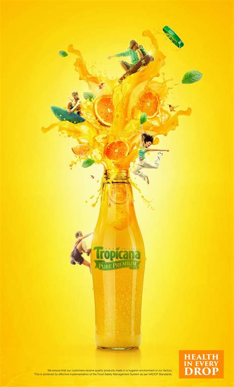 Tropicana Juice Campaign On Behance Баннер Графический дизайн Плакат