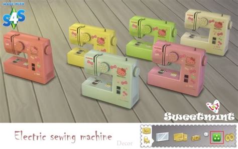 Electric Sewing Machine At Sweetmint Sims4 Sims 4 Updates Sims 4