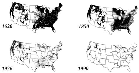 Map Of Virgin Forest In The Usa Through The Years United Nations