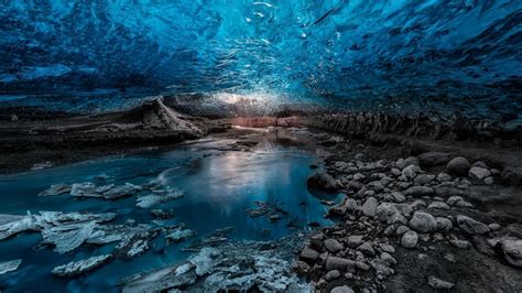 Windows Ice Cave Wallpaper