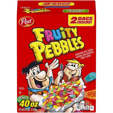 Fruity Pebbles Cereal 40 Oz Walmart Com
