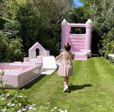 Pastel Pink Bouncy Castle And Soft Play Hire London And Kent