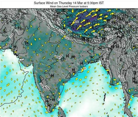 Bangladesh Surface Wind On Thursday 26 Aug At 1130pm Ist