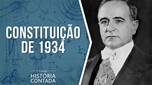 3ª Constituição Brasileira – 1934: Resumo completo - História Contada ...