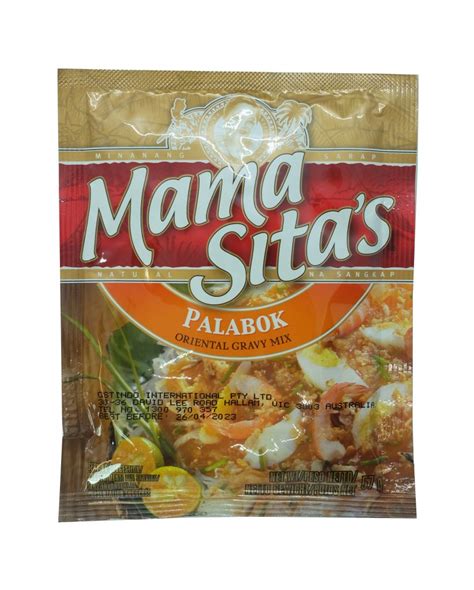 Philippines Mama Sitas Palabok 57g Asia Grocery Town
