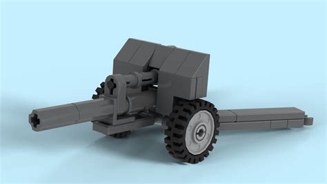 Lego Moc M 30 122mm Howitzer By Eattoaster Rebrickable Build With Lego