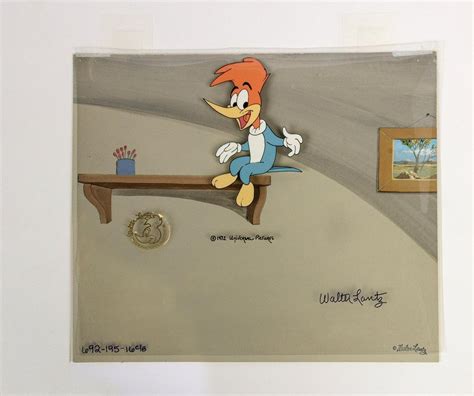 Woody Woodpecker Walter Lantz Full Figure Key Vintage Production