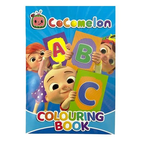 Cocomelon Abc Colouring Book Etsy Canada