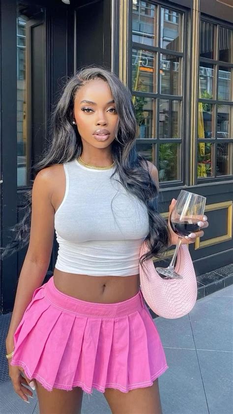 Ig Queenpokoo Pink Tennis Skirt Pleated Skirt Outfit Fashion