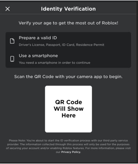Age Id Verification Roblox Support