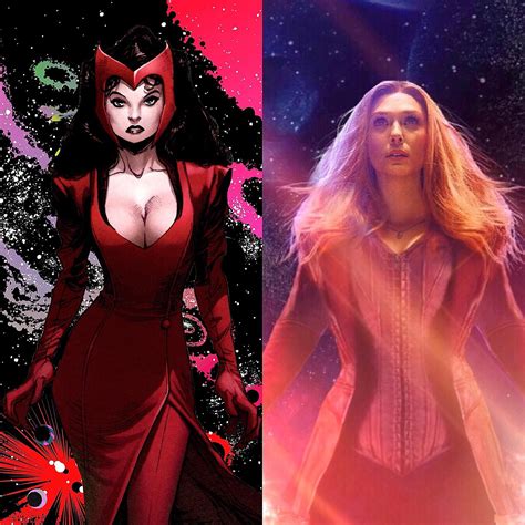 scarlet witch comic mcu comparison perfection 😍 scarlet witch comic