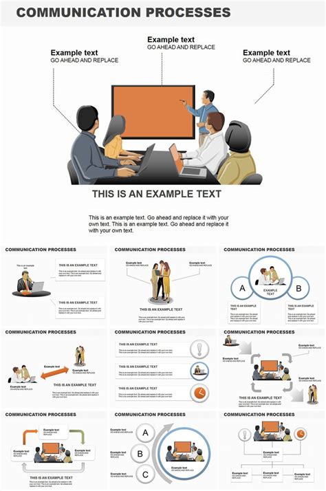 Communication Processes Powerpoint Diagrams Presentation Best