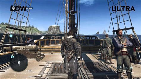 Assassins Creed Rogue Low Vs Ultra Graphics Comparison 1080p YouTube