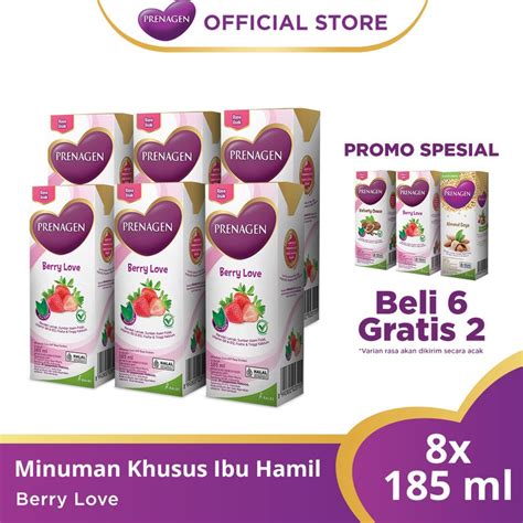 Jual Buy Prenagen Mom Uht Berry Love Ml Get Free Prenagen Uht Kode B O Shopee Indonesia