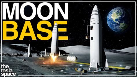 How Spacex And Nasa Will Build The First Moon Base Youtube