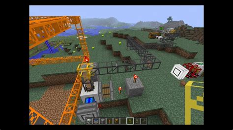 Minecraft Modspotlight Buildcraft Automatic Mining Machines Youtube