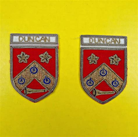 We did not find results for: Vintage Set of 2 Duncan Coat Of Arms Family Crest Patch ...