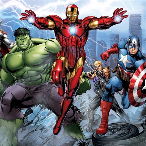 1224x1224 Resolution Marvels Avengers Assemble Comic 1224x1224