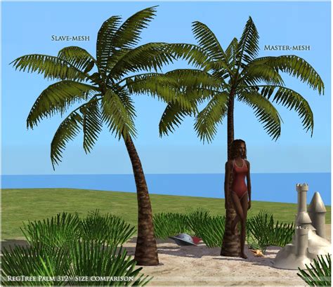 The spruce / ulyana verbytska for tropical landscaping, nothing conjures up the idea of an island escape. Mod The Sims - RegTree Palm 3t2