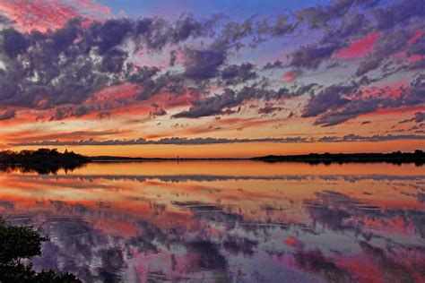 Surreal Sunset Reflections Photograph By Hh Photography Of Florida Pixels