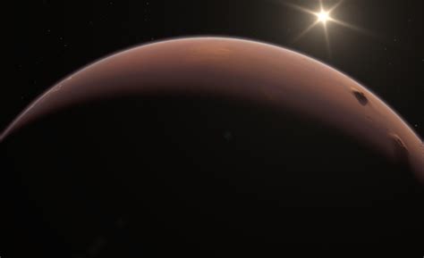 Sunrise On Mars View From Space Motion Graphics Videohive