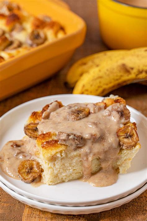 In a mixing bowl beat eggs with a mixer until pale and thick. Banana Bread Pudding Recipe - Dinner, then Dessert - Best ...