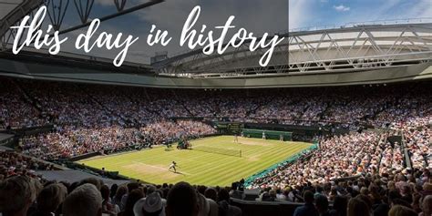 On July 9 1877 Wimbledon Took Place For The First Time Tennis