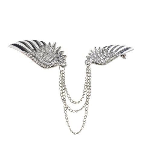 Buy 2016 New Fashion Angel Wings Large Brooches Pins