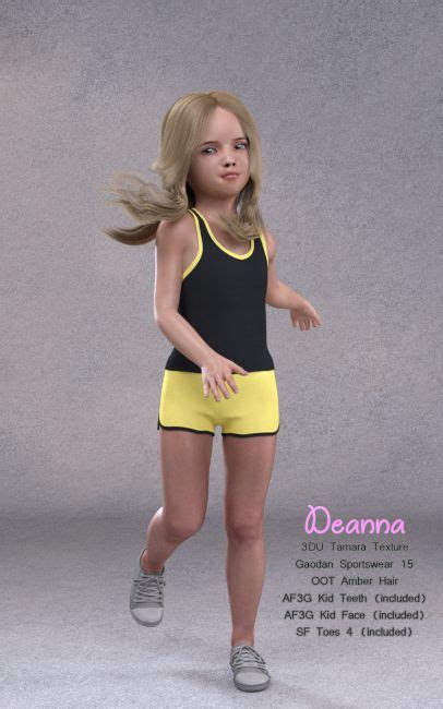 Ambers Friends Third Grade 3d Models For Daz Studio And Poser