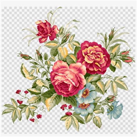 Victorian Flower Clip Art