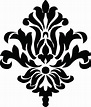 Damask Stencil Pattern - design png download - 821*973 - Free ...