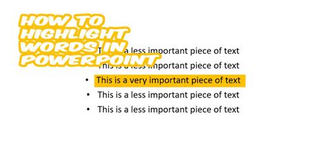 How To Highlight Words In Powerpoint Step By Step Guide