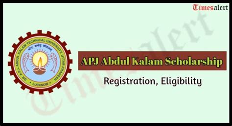 All application documents must be presented in their original forms. APJ Abdul Kalam Scholarship 2021 Registration, Application ...