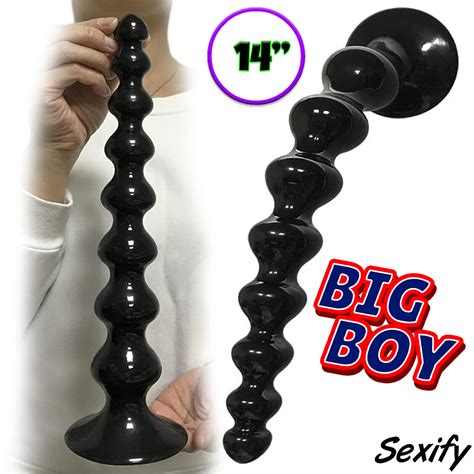 Xxxl Big Dildo Long Anal Snake Beads Massive Extra Large Huge Butt Plug Sex Toy Ebay