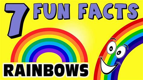 7 Fun Facts About Rainbows Facts For Kids Rainbow Learning Colors