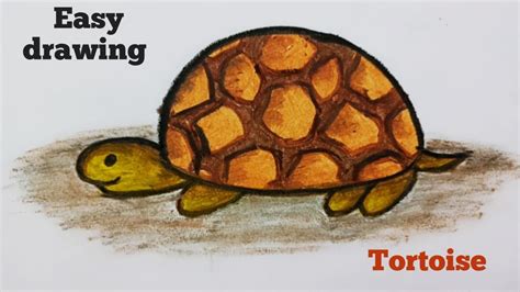 Tortoise Draw Step By Step Learn Very Easy And Simple Drawing For Kids