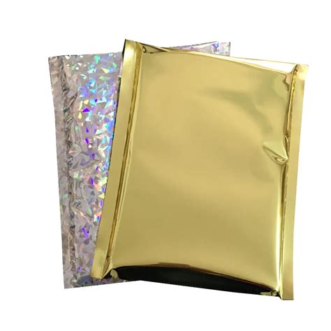 Holographic Poly Mailer 6x9 16x23cm Postal Shipping Envelopes Self
